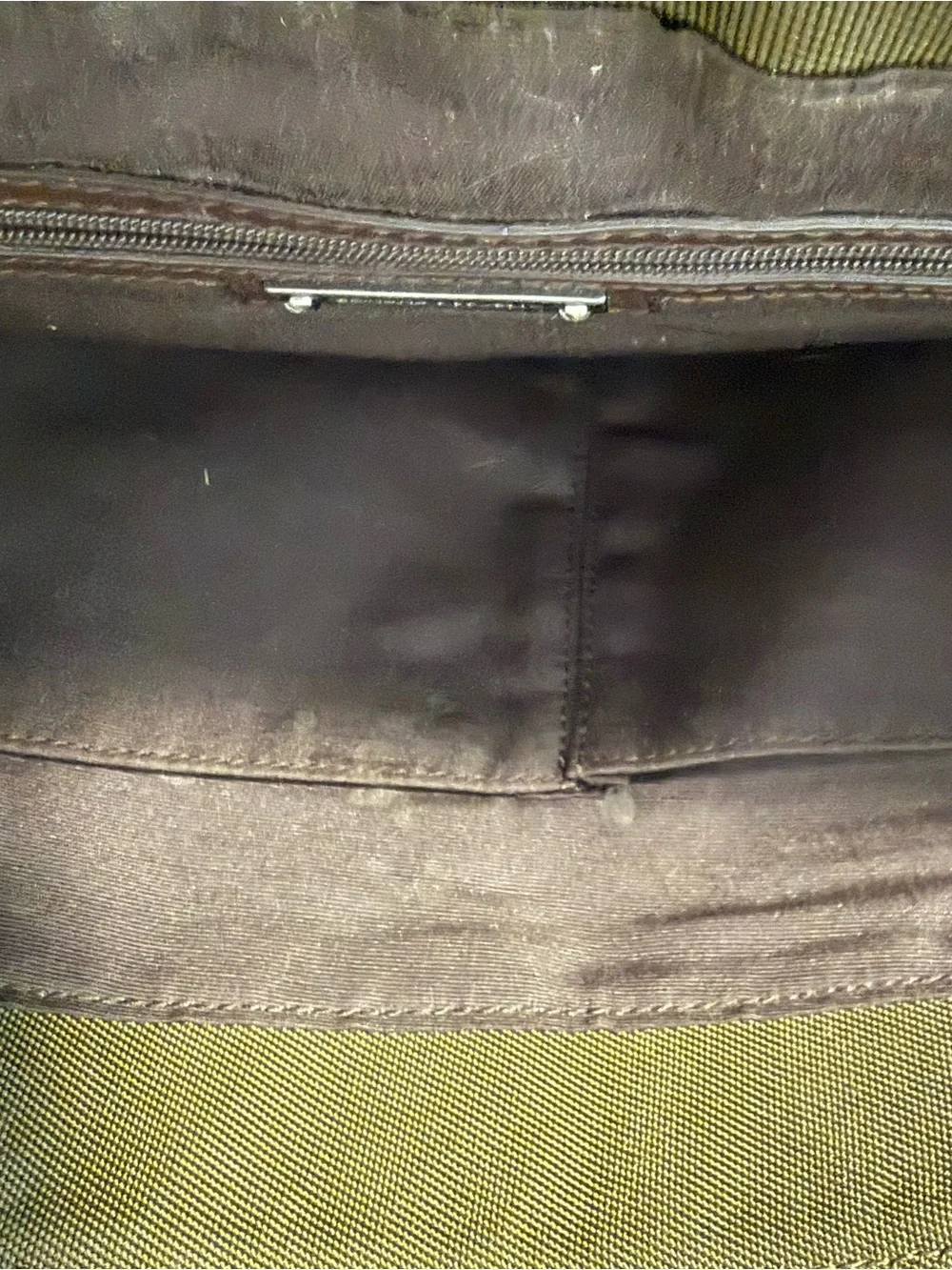 Banana Republic Olive Green Messenger Crossbody Bag